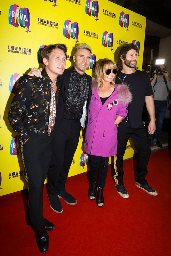 Mark Owen, Gary Barlow, Lulu and Howard Donald Photo
