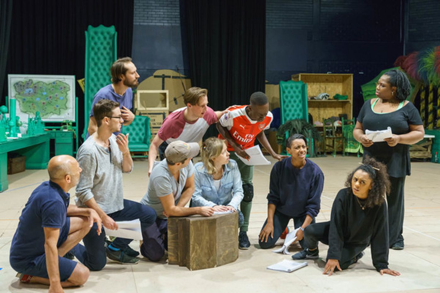 Photo Flash: Inside Rehearsal for DR. SEUSS'S THE LORAX at The Old Vic  Image