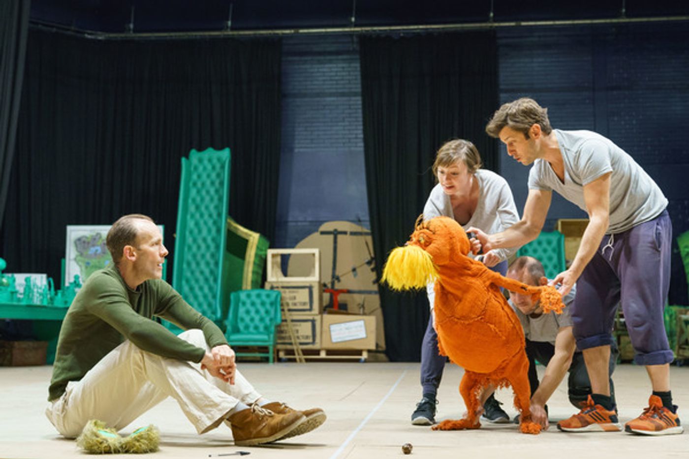 Photo Flash: Inside Rehearsal for DR. SEUSS'S THE LORAX at The Old Vic  Image