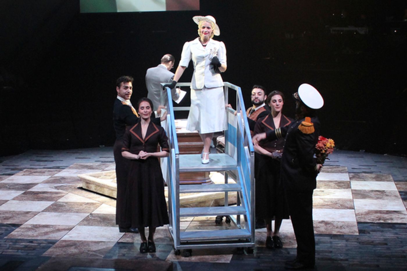 Photo Flash: First Look at Briana Carlson-Goodman, Constantine Maroulis and More in EVITA at North Shore Music Theatre  Image