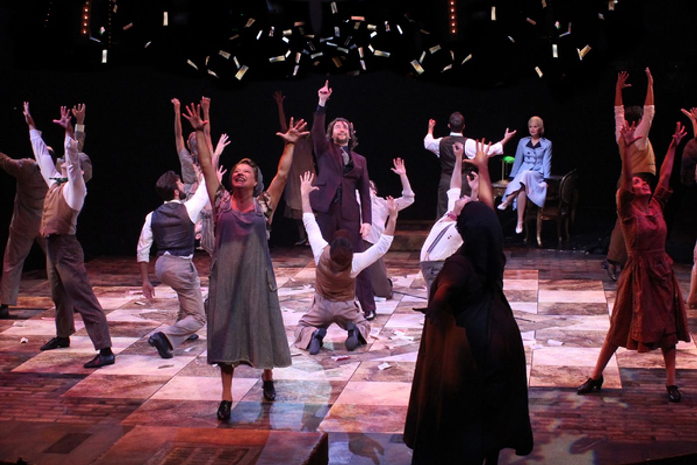 Photo Flash: First Look at Briana Carlson-Goodman, Constantine Maroulis and More in EVITA at North Shore Music Theatre  Image