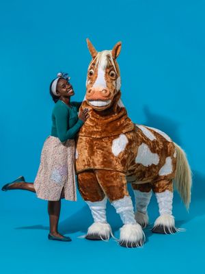 Aisha Jawando and Clapton the Horse @ BroadwayWorld Aisha Jawando and Clapton the Horse Photo
