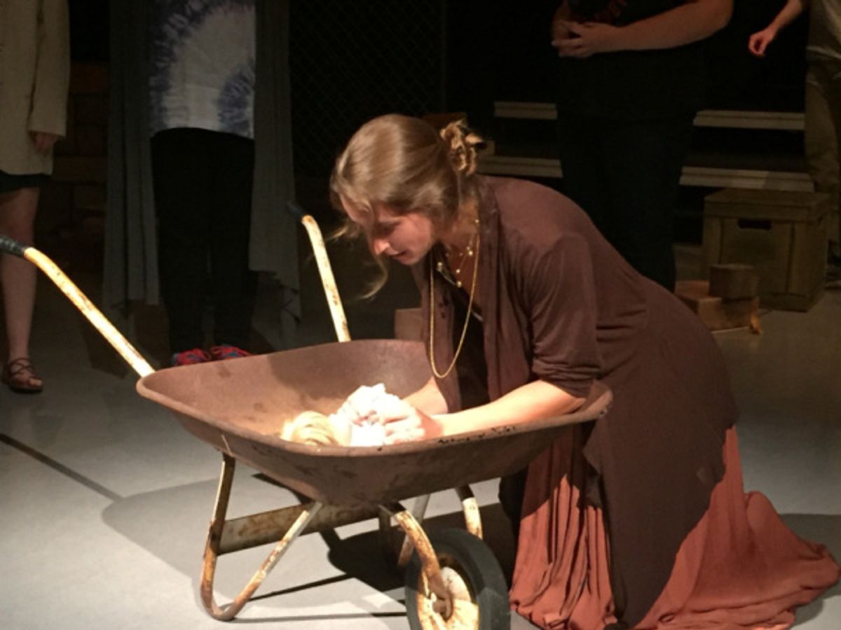 Charlene Pratt at First Look at Re-Imagine Theater's TROY WOMEN