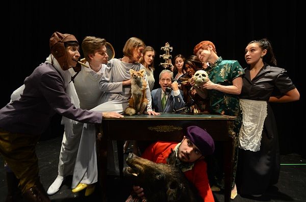  Lea Antolini as Arista, Christopher John Young as Lycandre, Sandy York as Philamente Photo