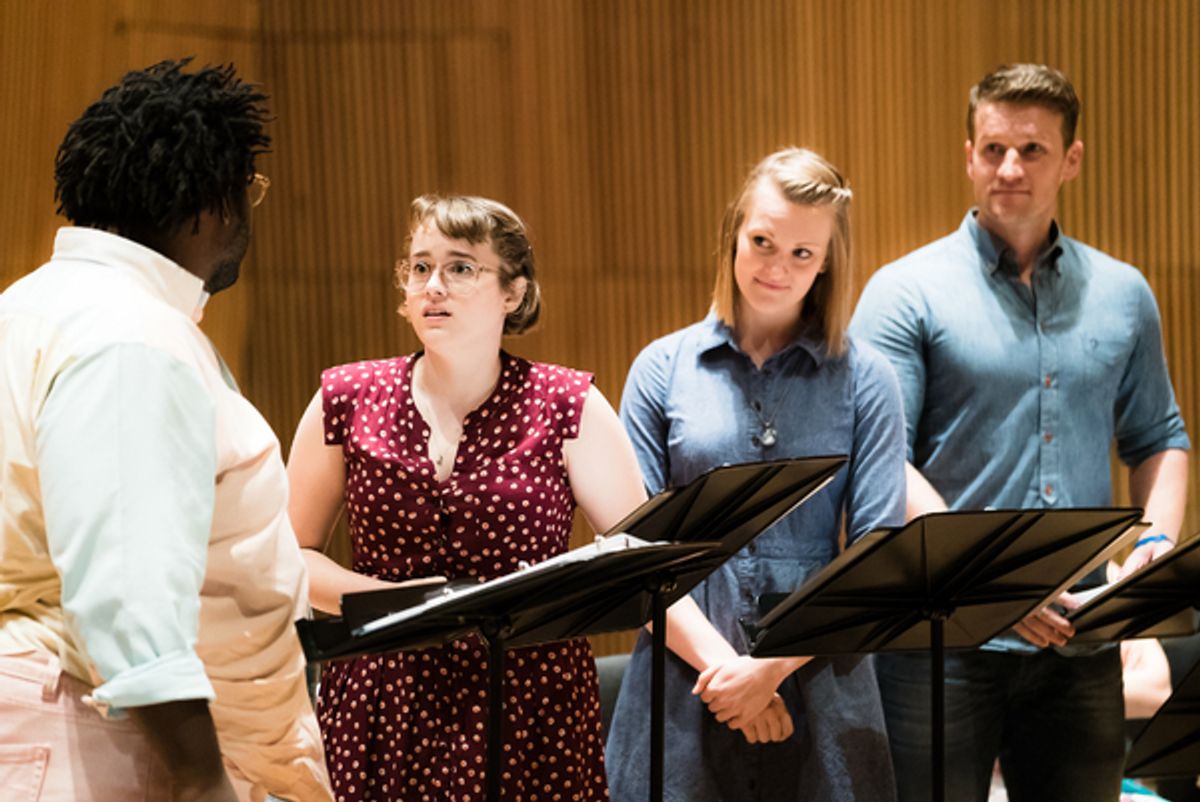 Caitlin Kinnunen, Kerstin Anderson, and Claybourne Elder at 