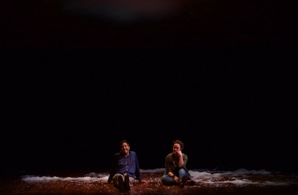 Marc Grapey  and Rebecca Spence at 