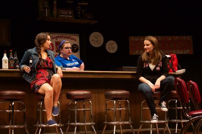 ayley Burgee (Clarice), Becca Savoy (Sam) and Mary Taylor (Brielle) in Twilight Bowl Photo