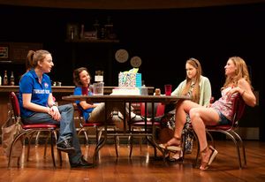 Hayley Burgee (Clarice), Angela Morris (Maddy), Becca Savoy (Sam) and Anne E. Thompso Photo