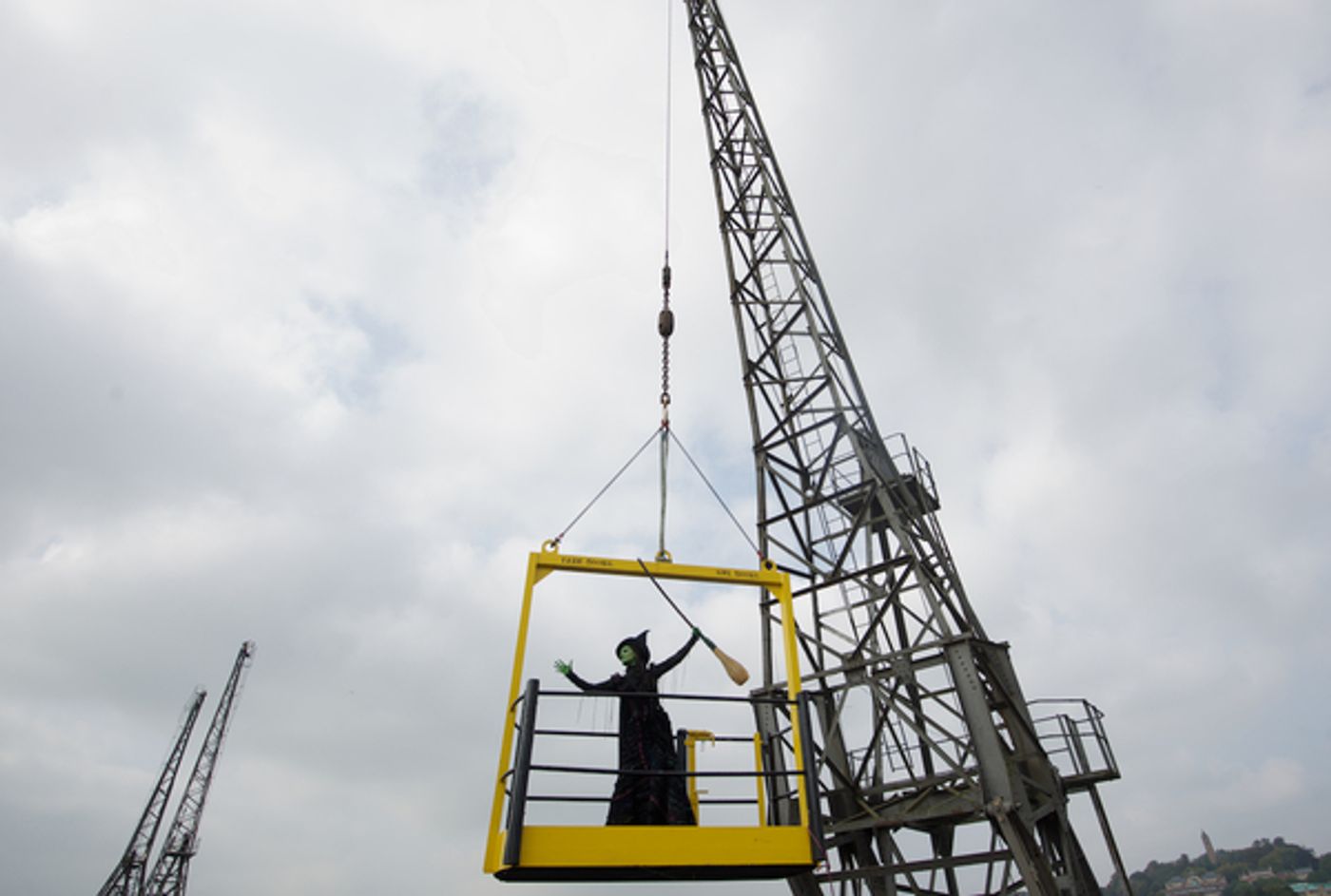 Photo Flash: WICKED's Elphaba Defies Gravity Dockside at M Shed  Image