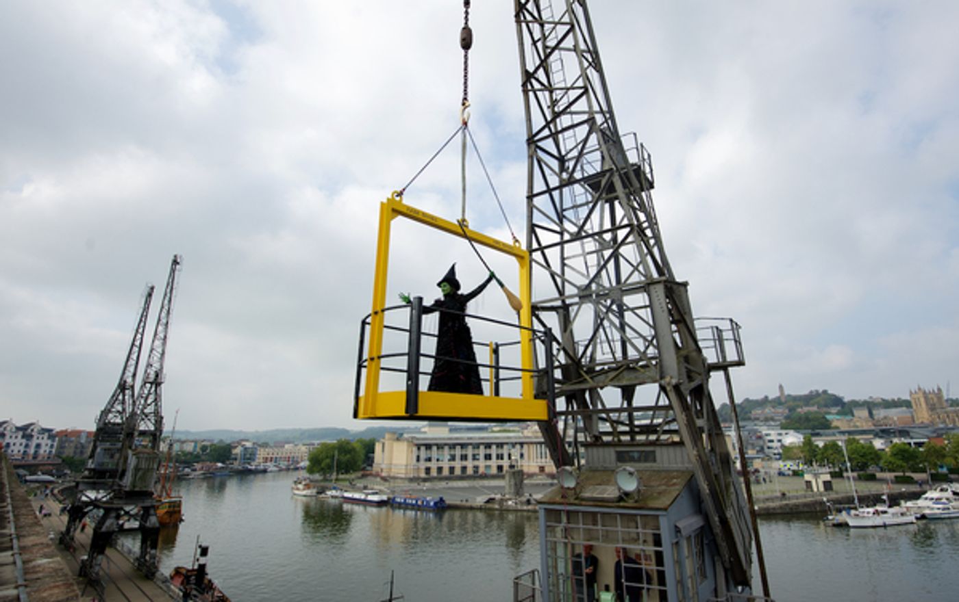 Photo Flash: WICKED's Elphaba Defies Gravity Dockside at M Shed Photo Flash: WICKED's Elphaba Defies Gravity Dockside at M Shed Image
