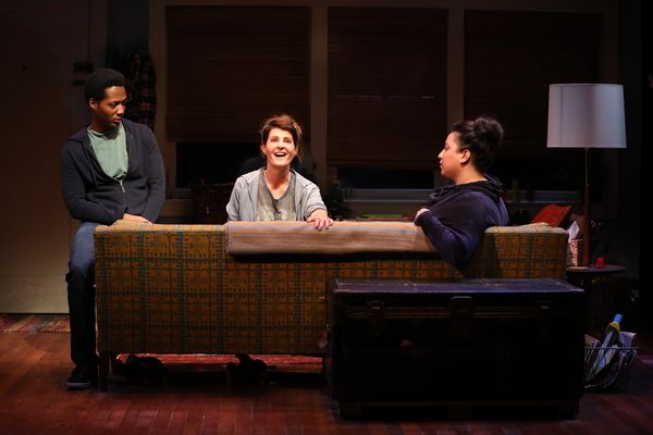 Hubert Point-Du Jour, Nia Vardalos, and Natalie Woolams-Torres Photo