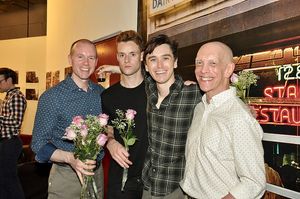 GR Johnson, Quinn Coughlin, Tyler Jones and playwright Andy Halliday @ BroadwayWorld GR Johnson, Quinn Coughlin, Tyler Jones and playwright Andy Halliday Photo