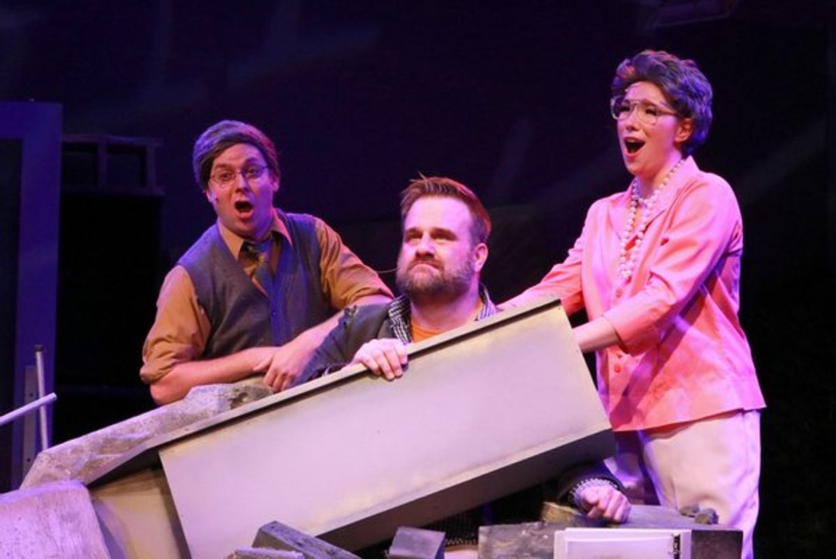 Will Clark, Stephen Wallem and Amanda Huxtable at 