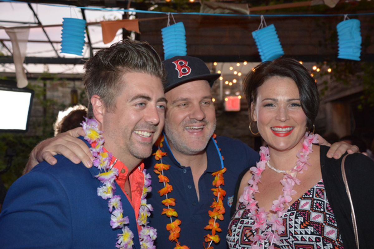 Eric Peterson, Mike O'Malley and Lisa Howard at 