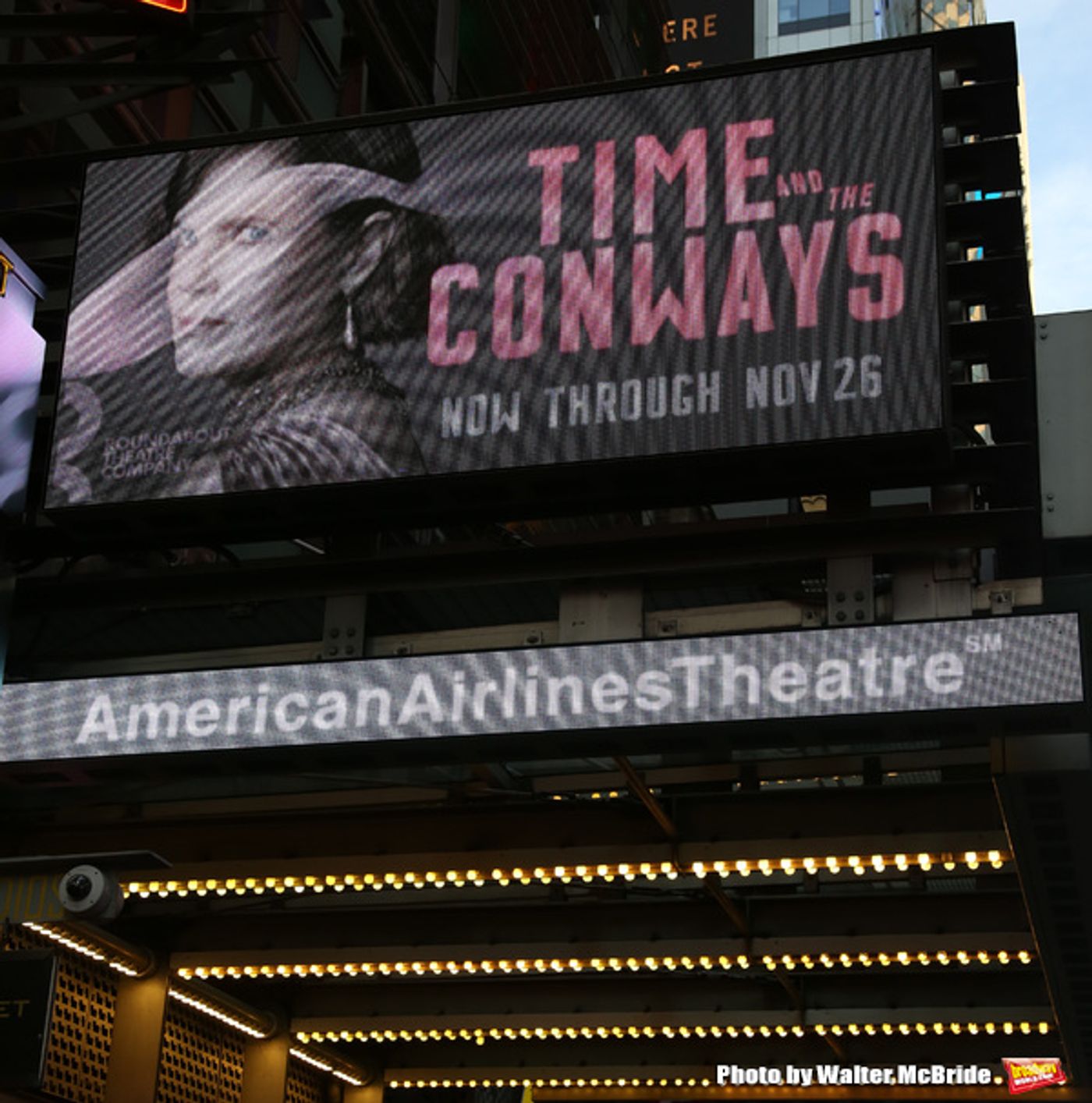Up on the Marquee: TIME AND THE CONWAYS  Image