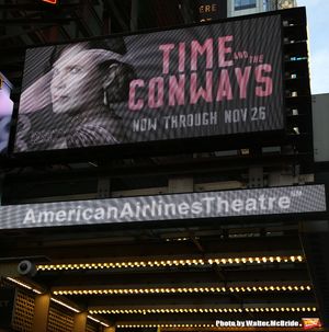 Theatre Marquee for 'Time and the Conways' starring Elizabeth McGovern Photo