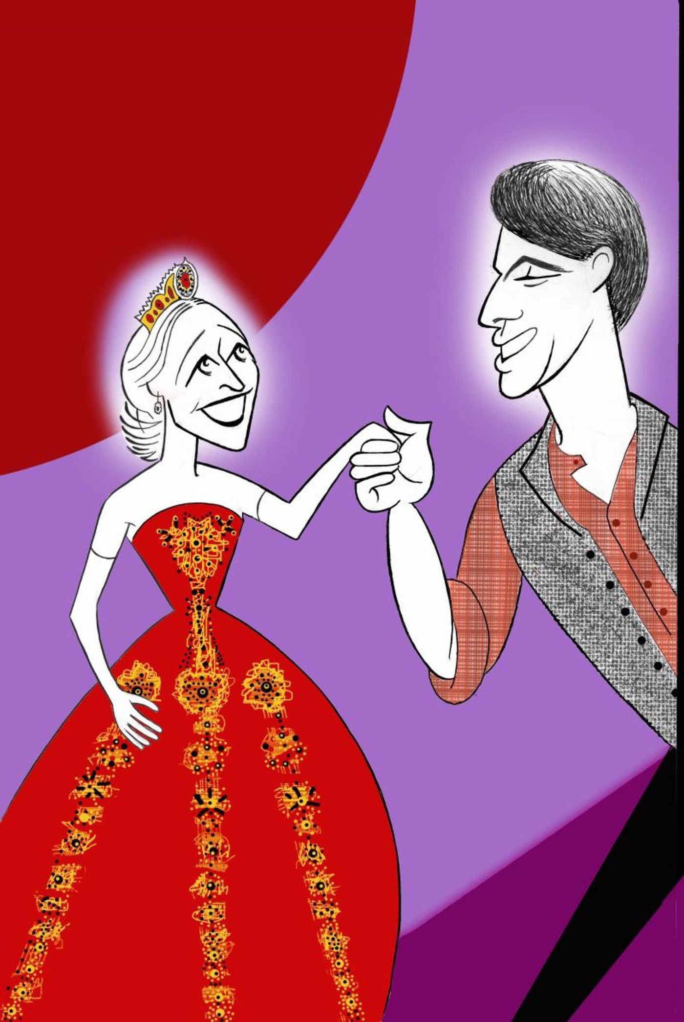 BWW Exclusive: Ken Fallin Draws the Stage - Christy Altomare and Derek Klena in ANASTASIA!  Image