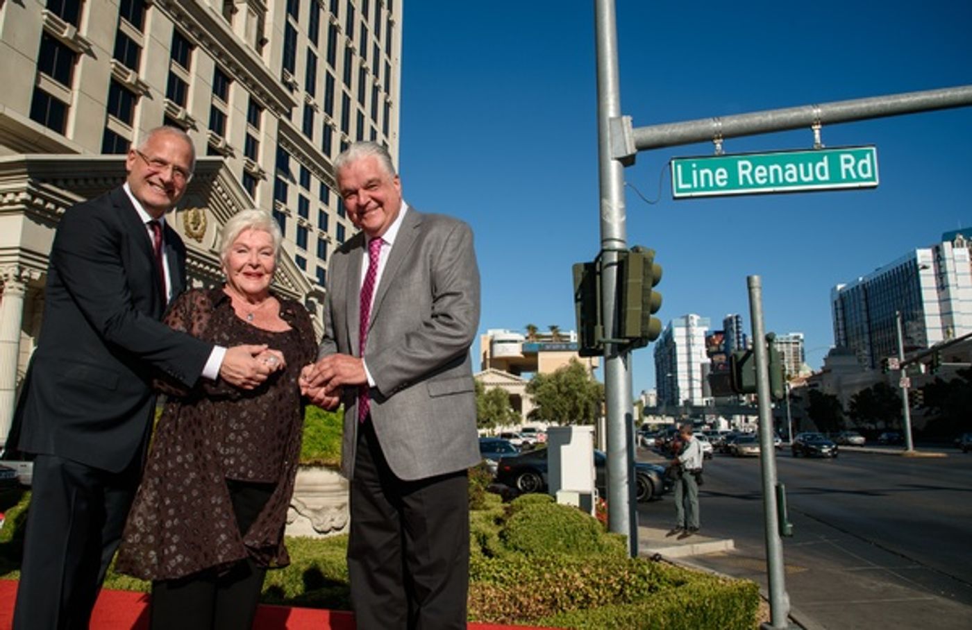 Photo Flash: Caesars Palace Las Vegas Honors French Singer & Actress Line Renaud with Street Sign Photo Flash: Caesars Palace Las Vegas Honors French Singer & Actress Line Renaud with Street Sign Image