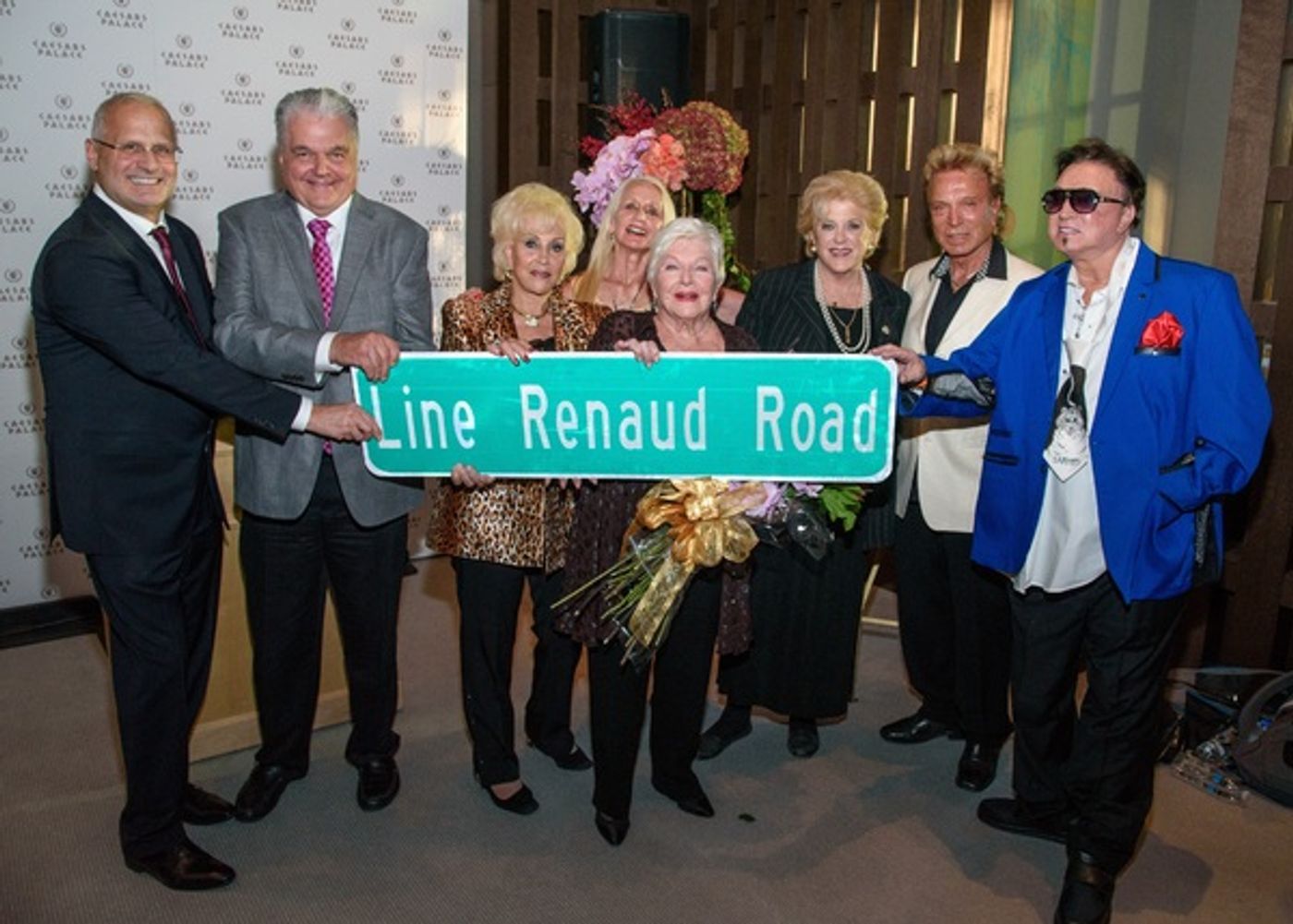 Photo Flash: Caesars Palace Las Vegas Honors French Singer & Actress Line Renaud with Street Sign Photo Flash: Caesars Palace Las Vegas Honors French Singer & Actress Line Renaud with Street Sign Image