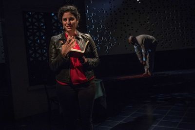 Soraya Broukhim and Brian Abraham Photo