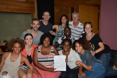 From the cast of Chicago-Peter Nelson, David Bushman, Jennifer Dunne, Brian O'Brien,  Photo