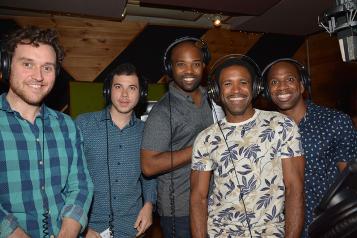 Rob Marnell, Todd Piskin, Melvin Tunstall, Alan Wiggans and Dashaun Young at 