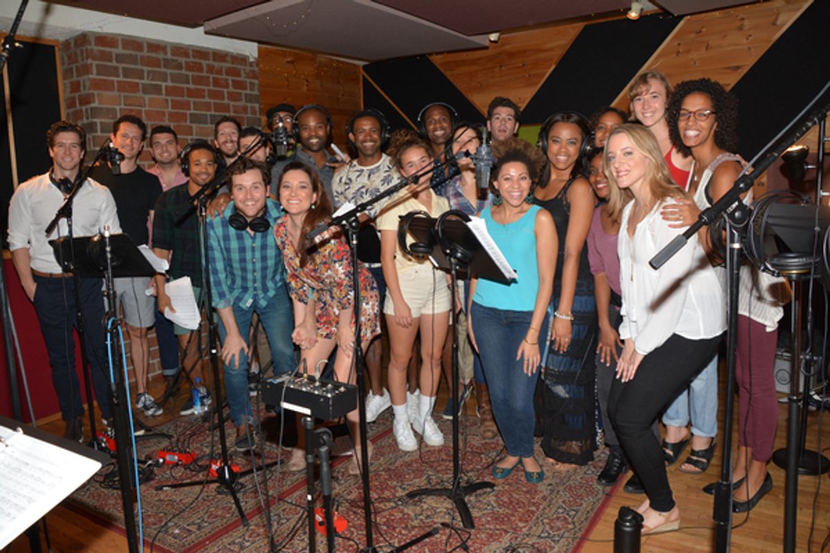 The Cast of Beautiful that includes-Noah Pelty, Alan Wigeons, Kerissa Arrington, Abby Mueller, Yasmeen Sulieman, Melvin Tunstall, Sara Shepers, Paris Nix, Rob Marnell, Julia Knitel, Ben Jacoby, Laurel Harris, Josh Garon, Rosharra Francis, Jessie Hooker-Ba at 