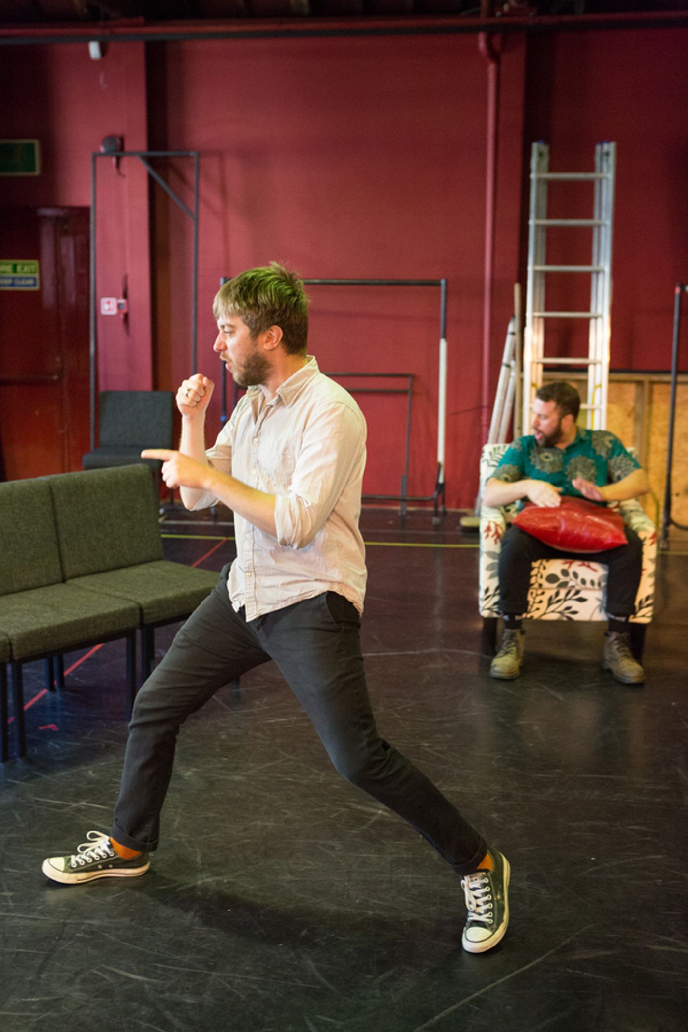 Photo Flash: In Rehearsals for OXY AND THE MORONS at The New Wolsey Theatre  Image