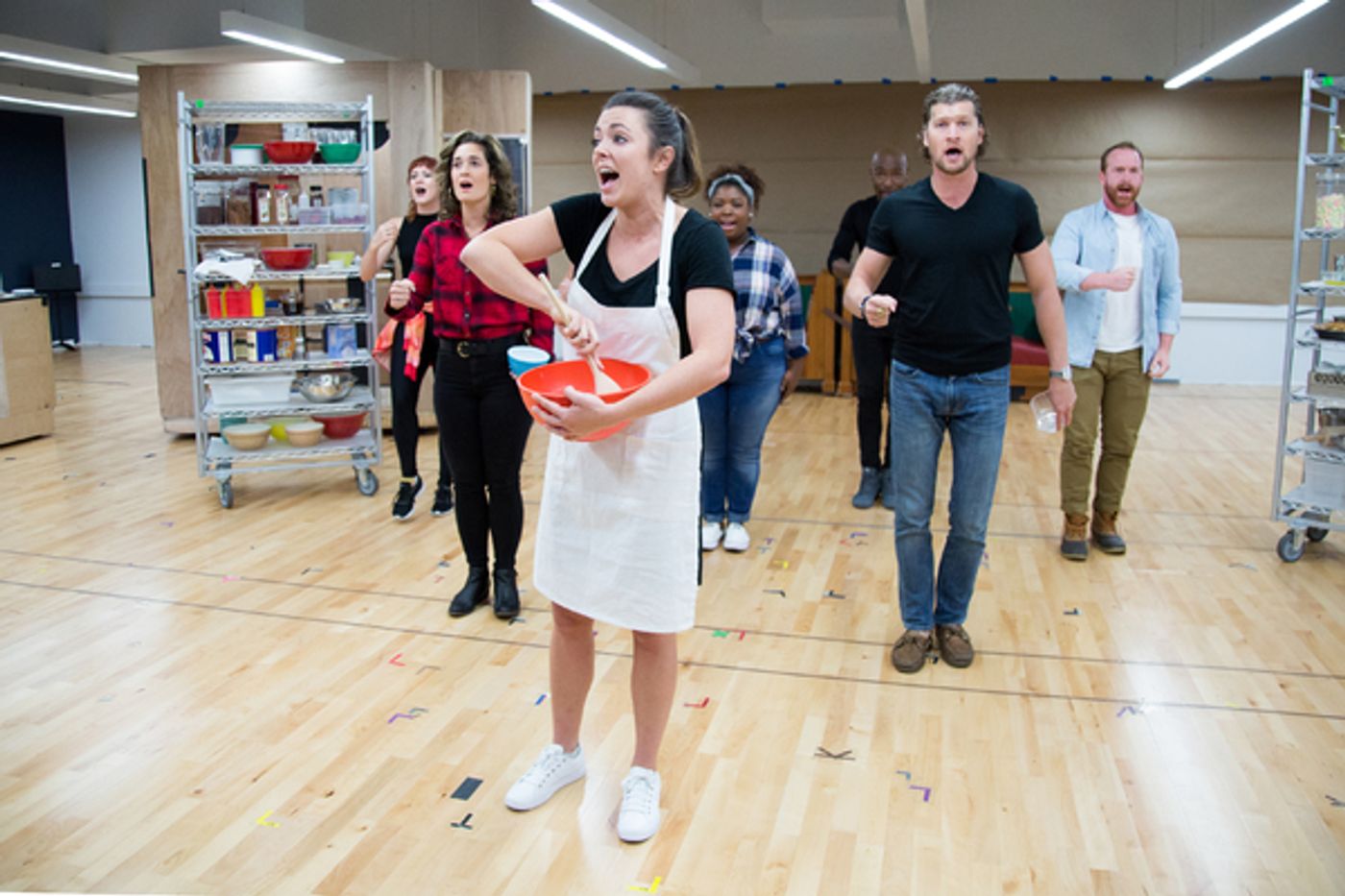 Photo Coverage: WAITRESS Gets Baking for National Tour- Go Inside Rehearsal!  Image