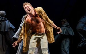 What makes a monster and what makes a man? Quasimodo (Corey Mach*) transforms as the question is posed. @ BroadwayWorld What makes a monster and what makes a man? Quasimodo (Corey Mach*) transforms as the Photo