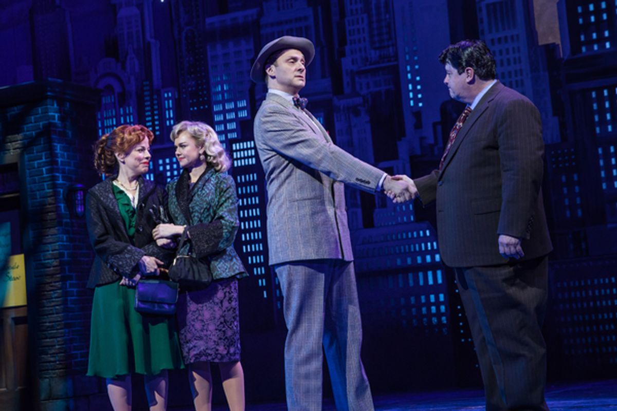 Leslie Kritzer, Laura Bell Bundy, Michael Mastro and Michael McGrath at 