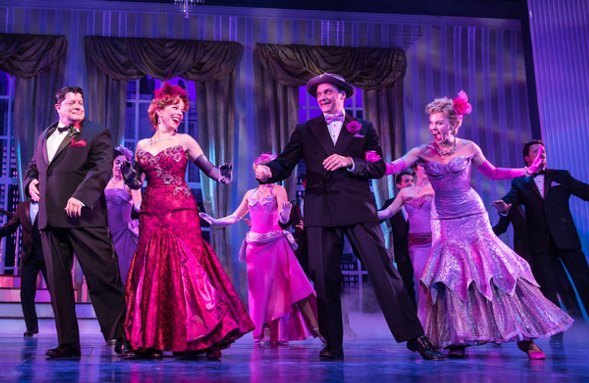 Michael McGrath, Leslie Kritzer, Michael Mastro, Laura Bell Bundy at 