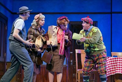 Michael Mastro, Laura Bell Bundy, Leslie Kritzer and Michael McGrath Photo