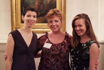 LPTW Mentoring Committee Chair Paula Ewin and new LPTW Apprentices mingle at the Seas Photo