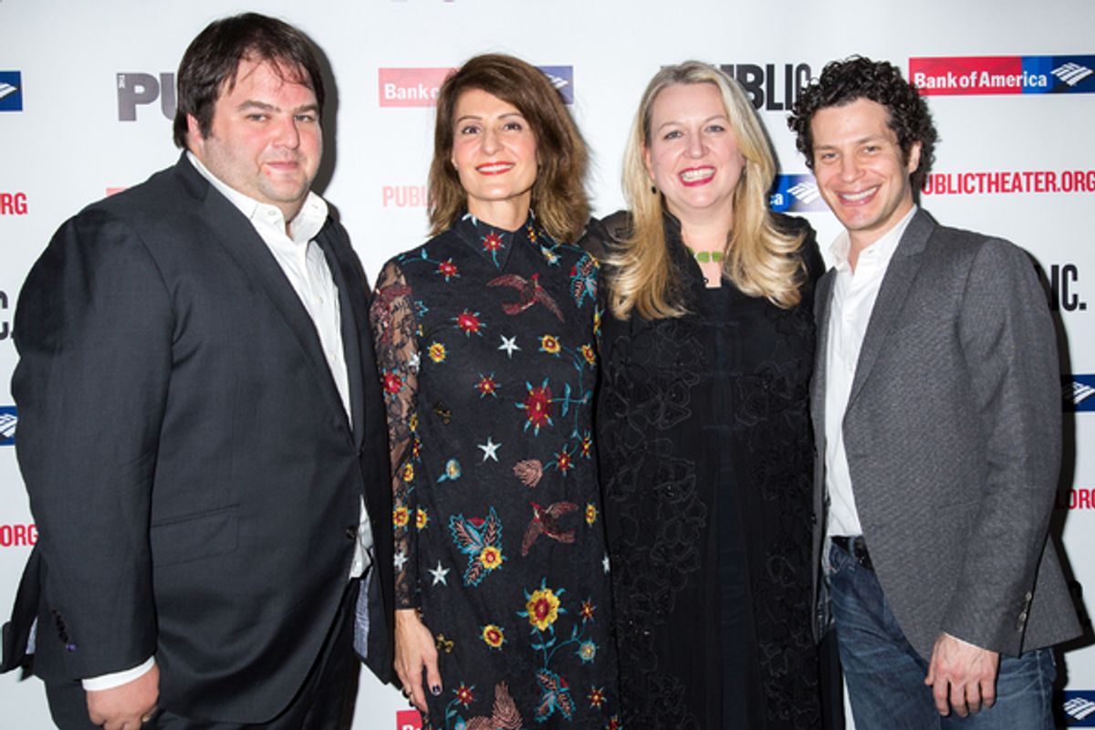 Marshall Heyman, Nia Vardalos, Cheryl Strayed, Thomas Kail at 