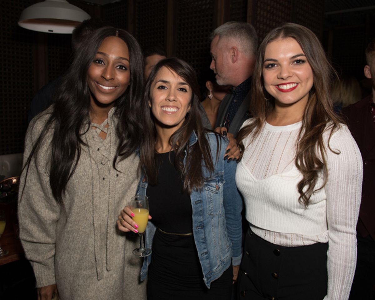 Alexandra Burke, Janette Manrara and Chloe Hewitt at 