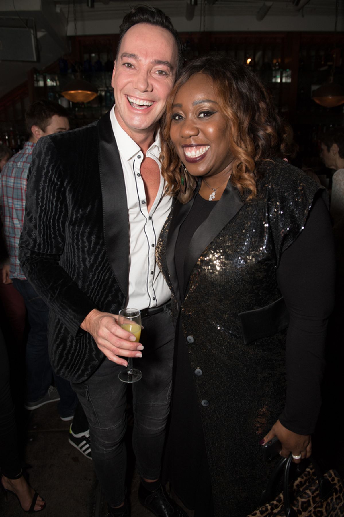 Craig Revel Horwood and Chizzy Akudolu at 