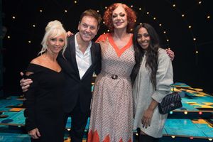 Debbie McGee, Brian Conley, Craig Revel Horwood, and Alexandra Burke Photo