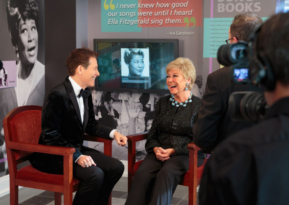 Michael Feinstein and Mitzi Gaynor at 