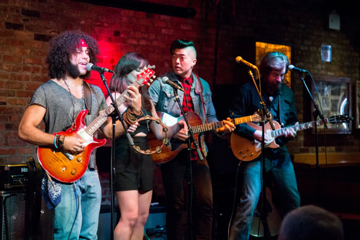 Photo Coverage: Meet the Company of RED ROSES, GREEN GOLD  Image