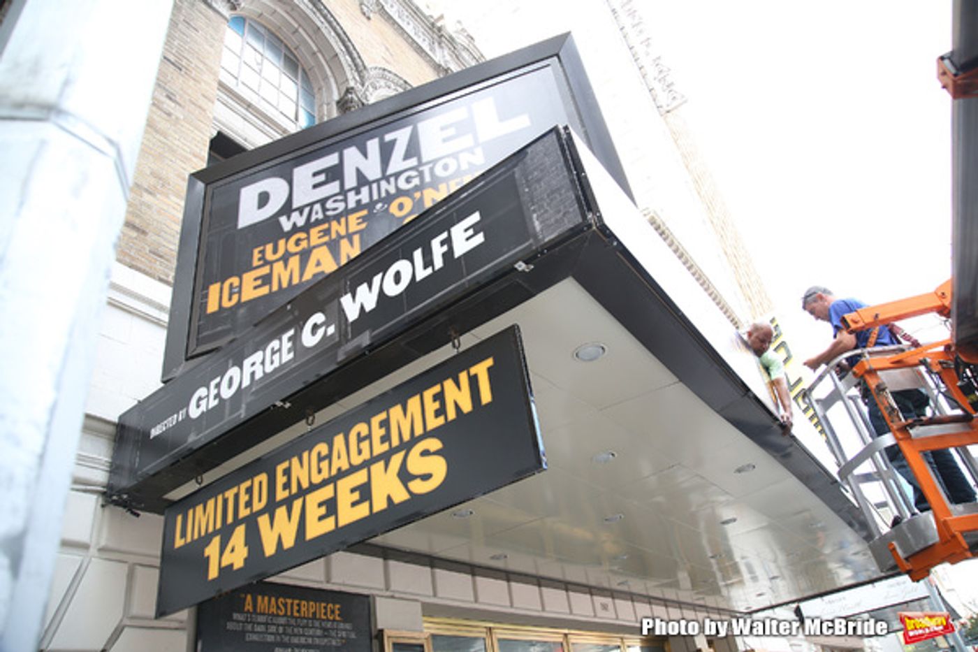 Up on the Marquee: THE ICEMAN COMETH with Denzel Washington  Image
