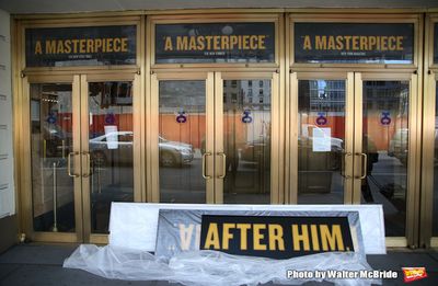 Theatre Marquee installation for Denzel Washington starring in  in 'Eugene O'Neill's  Photo