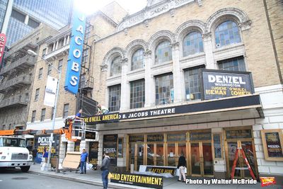 Theatre Marquee installation for Denzel Washington starring in  in 'Eugene O'Neill's  Photo