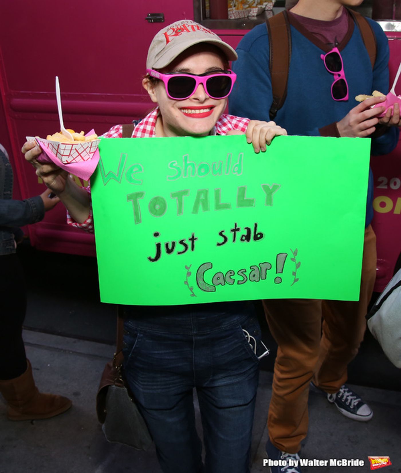 Photo Coverage: MEAN GIRLS Cast Gets In Line for Tina Fey's Cheese Fries!  Image