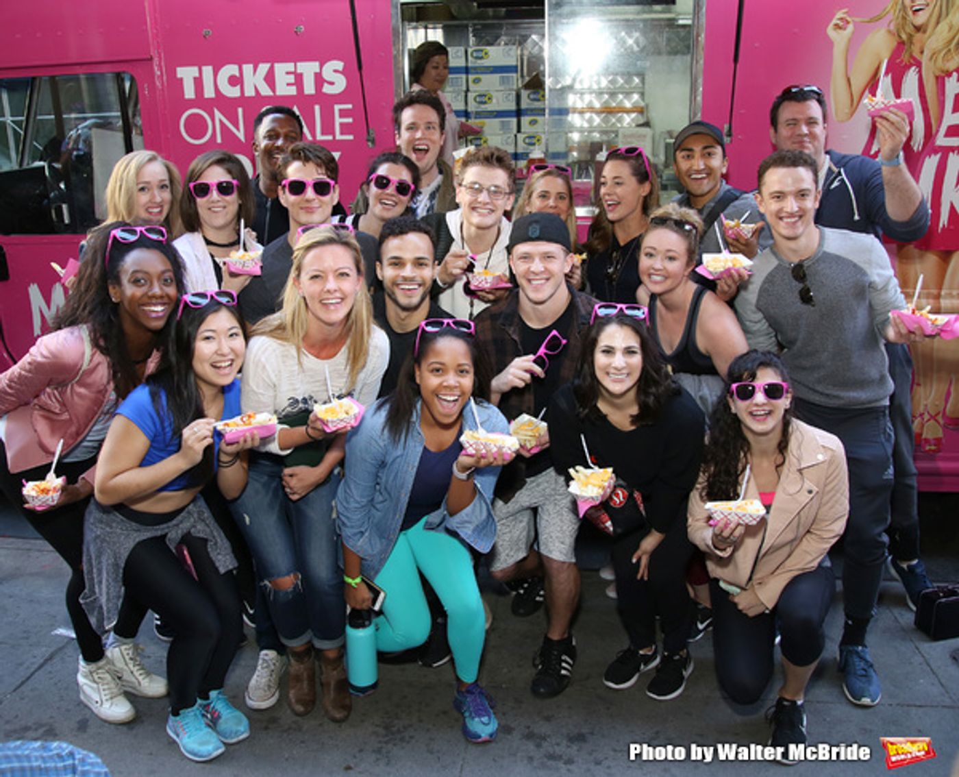 Photo Coverage: MEAN GIRLS Cast Gets In Line for Tina Fey's Cheese Fries!  Image