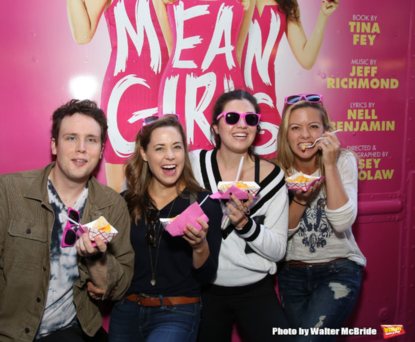 Photo Coverage: MEAN GIRLS Cast Gets In Line for Tina Fey's Cheese Fries!  Image