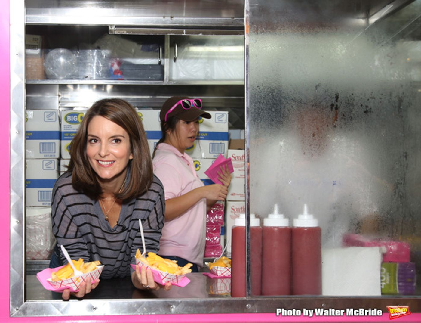 Photo Coverage: MEAN GIRLS Cast Gets In Line for Tina Fey's Cheese Fries!  Image