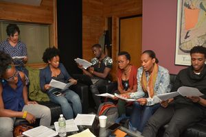 From The Cast of The Lion King-Rosie Lani Fiedelman, Kimberly Marable, Bravita Threalt, Brian C. Binion, Pindile Nyandeni, Chondra Profit Ardrey and L. Steven Taylor @ BroadwayWorld From The Cast of The Lion King-Rosie Lani Fiedelman, Kimberly Marable, Bravita Threal Photo