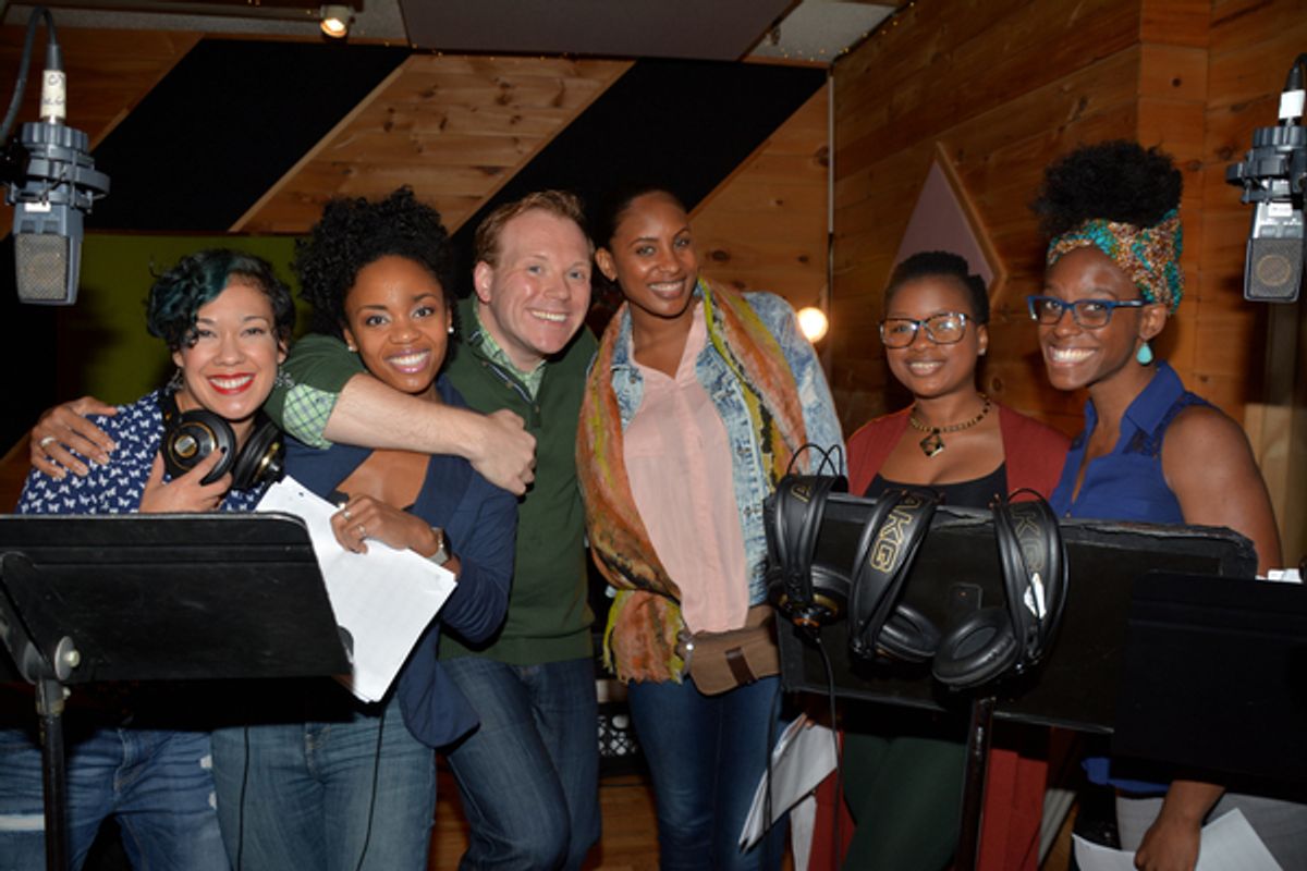 Rosie Fiedelman, Bravita Threalt, Richard Rockage, Chondra Profit Ardrey, Phindile Nyandeni and Kimberly Marable at 