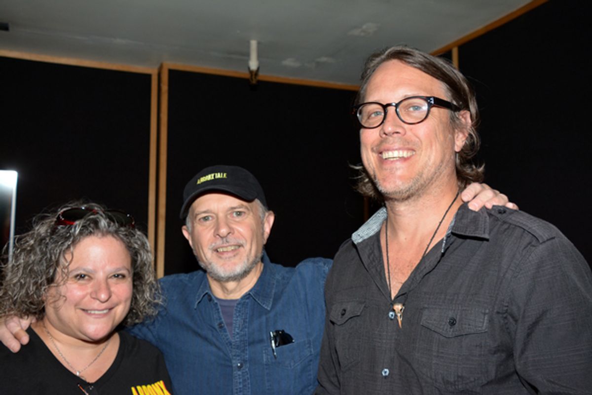 Jamie Dauber (Trumpet), Bill Hayes (Percussion) and Logan Medland (Keyboard) at 